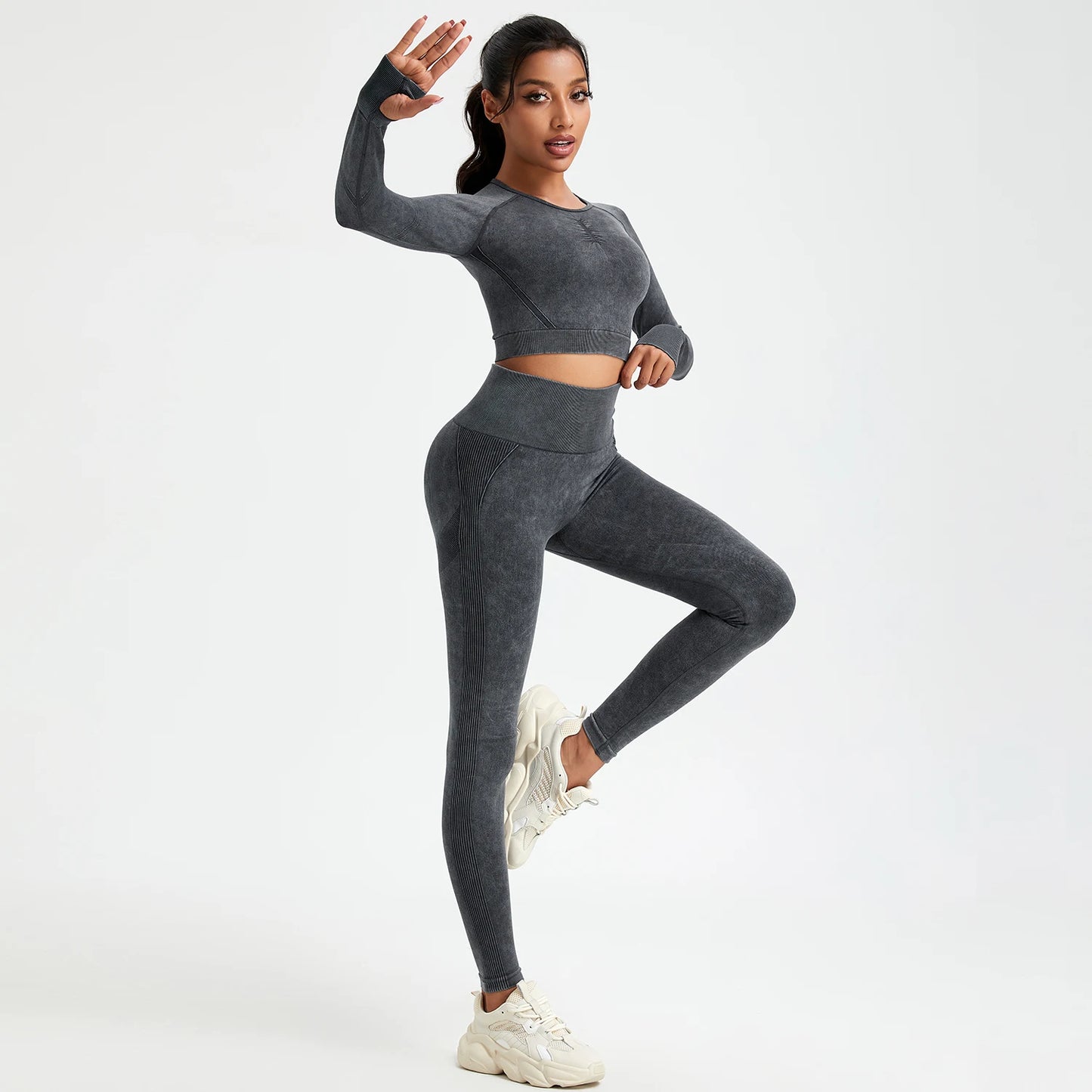 Women’s skinny stretch active pant set
